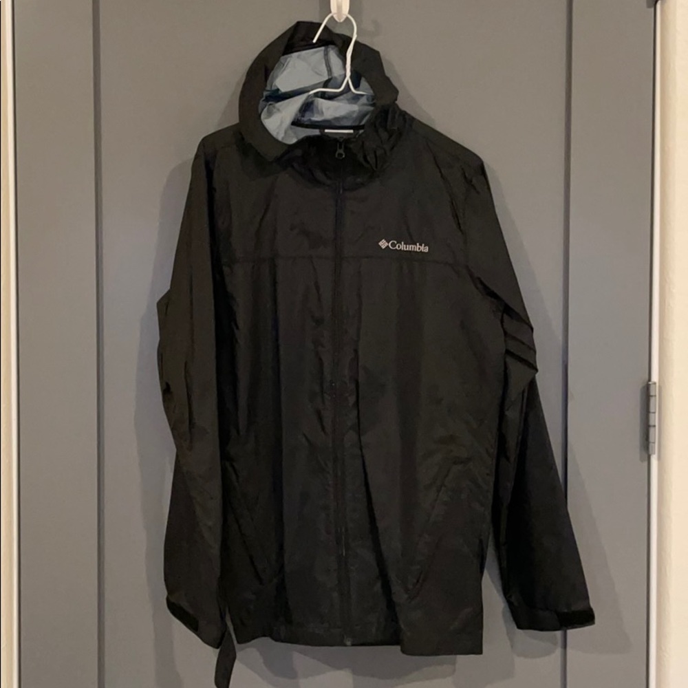 Columbia zip-up Hoodie Rain Wind Jacket